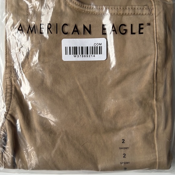 American Eagle 🦅 Khaki Skinny Leg Jeggings, 2 Short, New in Package - Picture 3 of 4